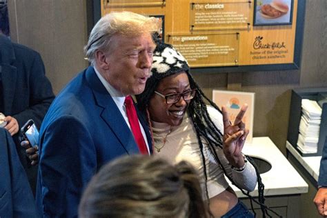 black girl hugging trump|Michaelah Montgomery reveals why she hugged Trump at Chick .